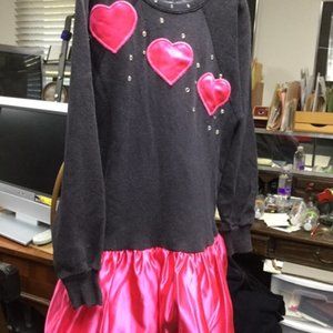 Vintage black & pink Marsha dress